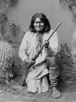 Geronimo in 1887 after his surrender.