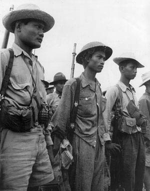 In a guerrilla war on Luzon, Americans and Filipinos fought Japanese occupiers in Philippines before the return of General MacArthur in World War II.