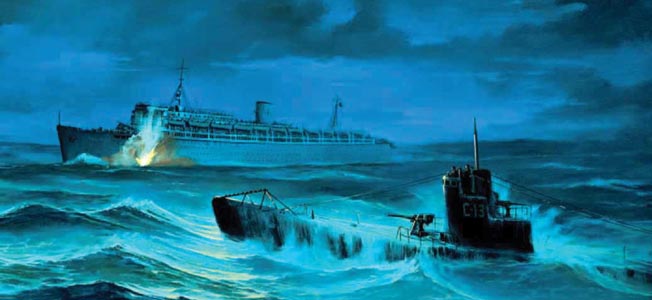 The sinking of a German liner resulted in the greatst loss of life on the high seas in history.