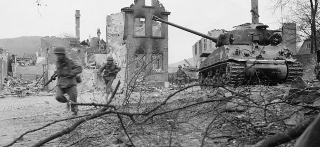 The 12th armored division's 43rd tank battalion mysteriously disappeared during a bitter winter fight in Herrlisheim.