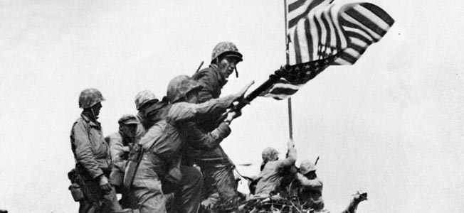Joe Rosenthal of the Associated Press captured an iconic moment in World War II history on the island of Iwo Jima.