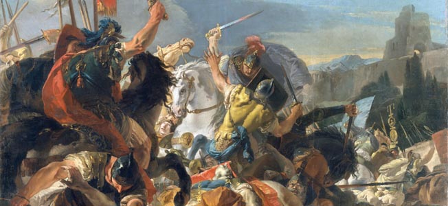 The Battle of Vercellae. 1725-29. Oil on canvas, Irregular painted surface, 162 x 148 3/8 in. (411.5 x 376.9 cm). Rogers Fund, 1965 (65.183.3).