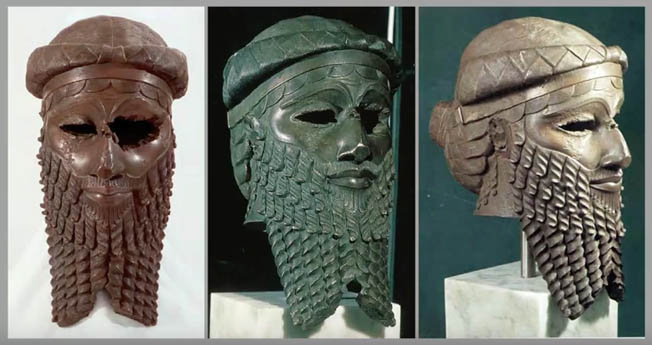 The "Mask of Sargon". 