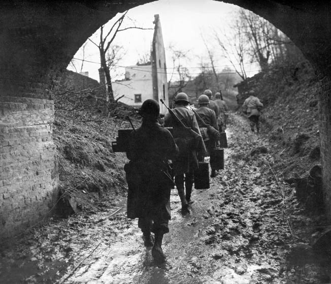 In their first combat experience, a handful of American soldiers accomplished its objective and held against powerful German counter-attacks.