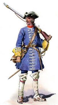 An infantryman of the French Royal Army.