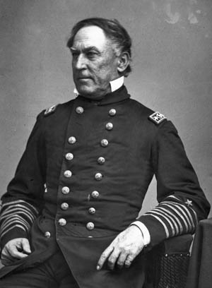 Admiral David Farragut took the Confederate minefields, forts and ironclads at the Battle of Mobile Bay in the Gulf of Mexico.