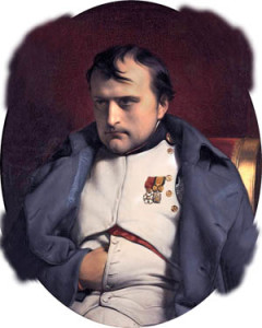 Napoleon at Fontainebleau, March 31, 1814.