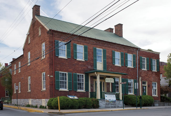 This Greek Revival-style house in Martinsburg belonged to Benjamin Boyd, who ran a general store for five years at the location. Belle shot a Union soldier who forced his way into the house. 