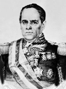 Mexican president Antonio de Santa Anna.