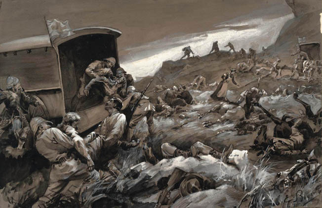 At Magersfontein, the famous Scottish Highland Brigade marched into a “slaughterhouse” of fire by Boer marksmen.