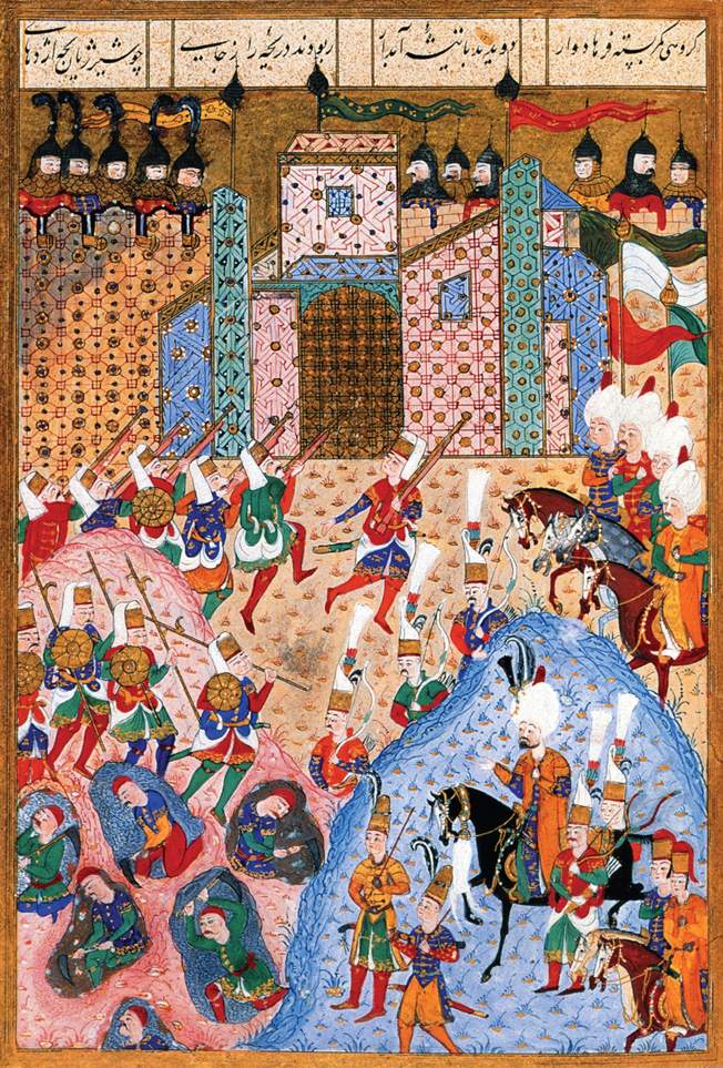 A six-month siege by thousands of turbaned Turks managed to evict the Knights from the island of Rhodes in 1522. Suleyman's army was larger and better equipped than that of most western European countries.