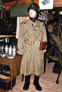 Mannequin dressed as Lt. Col. George B. Randolph, commander of the 712th Tank Battalion, who was killed by German shrapnel at Nothum Luxembourg, on January 9, 1945.