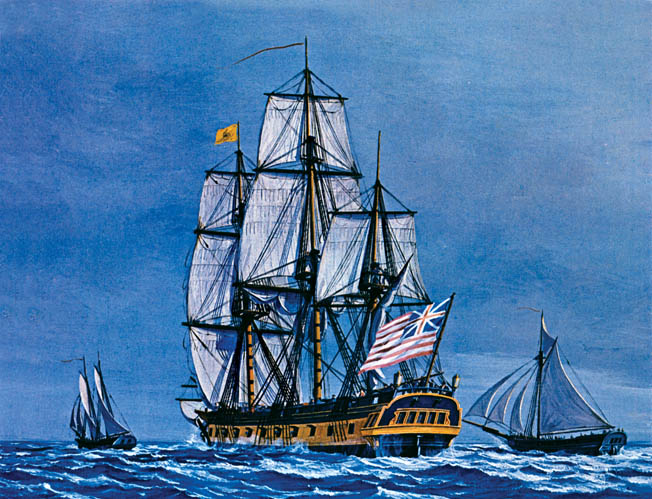 Beginning with hi victory at Delaware Bay, Irish-born John Barry was in the forefront of naval action during the Revolutionary War.