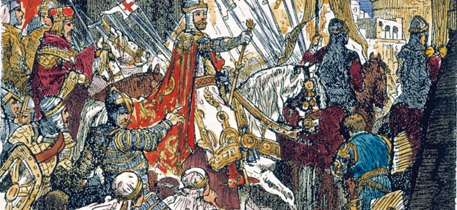 As El Cid, defender of the Christian faith, mercenary warlord Rodrigo Diaz de Vivar became the first Spanish national hero.