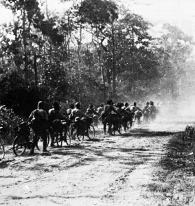 The rapid Japanese advance through the Burmese Jungle, aided by bicycles, surprised British commanders.