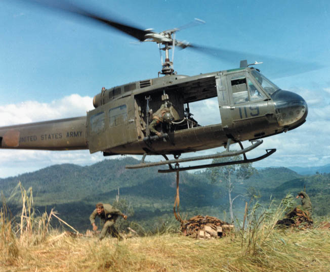 The UH-1 became an icon of the Vietnam War, ferrying troops to and from the Battlefield.