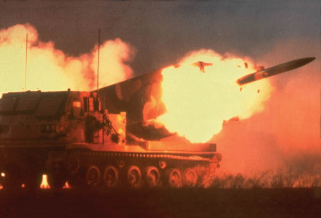 The Multiple Launch Rocket System, or MLRS, poured down deadly “Steel Rain” on Iraqi troops during the first Gulf War.