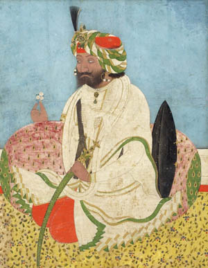 Gulab Singh, one of the prime supporters of a war with Great Britain.