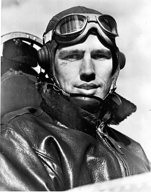 Captain Marion E. Carl, the USMC’s first ace. 