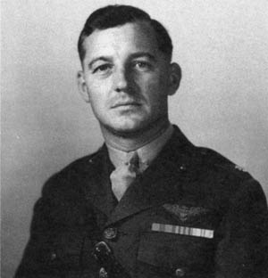 Major Lofton R. Henderson, CO of VMSB-241.