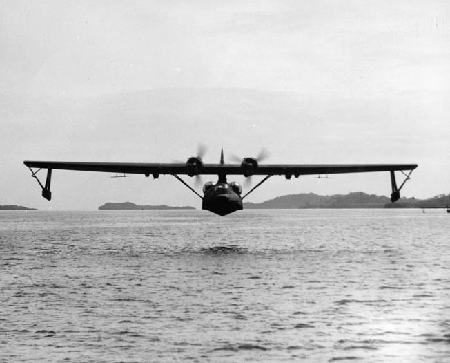 A group of Catalina PBY “Black Cat” seaplanes were specially equipped with radar for night operations.