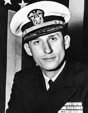 Lieutenant John A. Williamson, executive officer of the USS England, was responsible for the warship’s highly successful submarine killing patrol that shattered Japanese early warning in the Pacific in the spring of 1944.