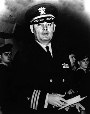 Lieutenant Commander Walton B. Pendleton captain of USS England, allowed the experienced executive officer of the destroyer escort, Lieutenant John A. Williamson, to handle the vessel during attacks on Japanese submarines. 