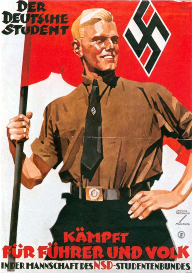 A Nazi poster by German artist Ludwig Hohlwein is among those that command the highest prices among collectors.