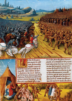 Bayezid ordered the execution of all except the nobles and knights he could ransom.