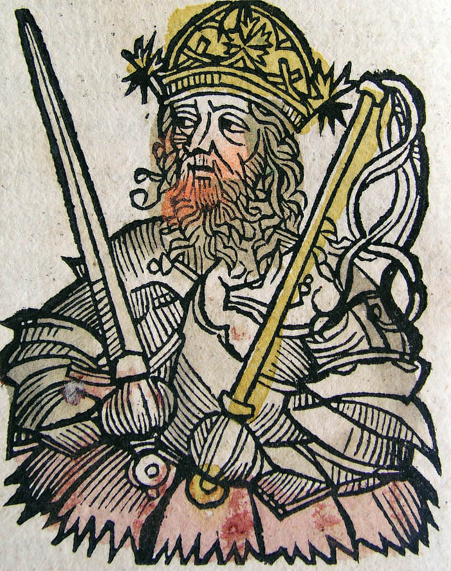 Attila, depicted in a 15th-century Germanic portrait, sought to rule the known world.