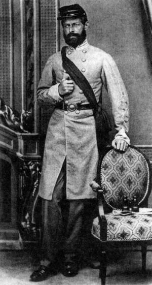 Henry Wirz wearing his Confederate uniform in better times.