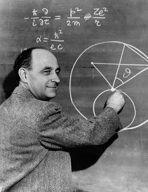 Berg persuaded Italian scientist Enrico Fermi to come to the U.S. and help develop the A-bomb. 