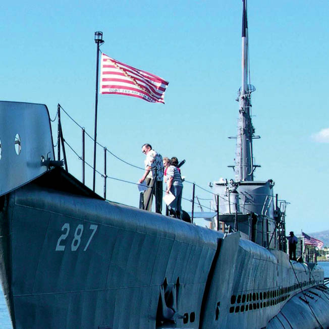 The Bowfin is located within walking distance of the visitor center for the USS Arizona Memorial and the USS Missouri Museum.