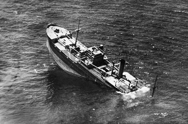 Italian supply vessel Pietro Querini, part of a convoy headed to Tripoli, sinks off of Tunisia after being torpedoed by the British submarine HMS Union.