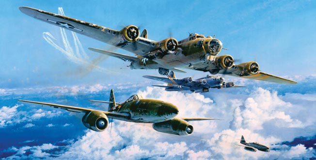 B-17s Deadly Duel Above Berlin