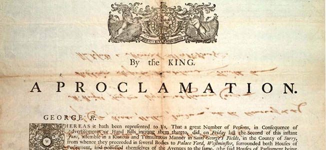 The Royal Proclamation of 1763 contained some interesting details pertaining to native land ownership and British rule, but its influence has been debated by historians for years. 