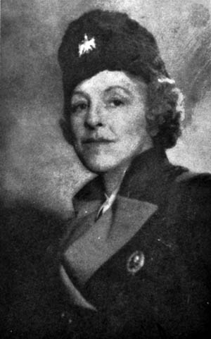 Aristocratic American journalist Ruth Mitchell, pictured here in a Chetnik uniform, witnessed the Nazi conquest of Yugoslavia. Mitchell actively participated in the political and armed unrest that followed.