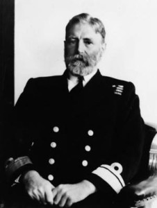 Victorious General Crutchley of the British Royal Navy. 