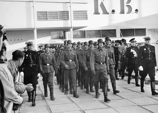 Aligning themselves with the Germans who had invaded and occupied their country, 6,000 pro-Nazi Danes joined Frikorps Danmark (Free Corps Denmark) after it was formed in June 1941. The unit went on to fight alongside Germany on the Eastern Front but was disbanded two years later after suffering heavy casualties.