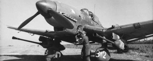 Colonel Hans-Ulrich Rudel became a legend flying the tank-busting Stuka.