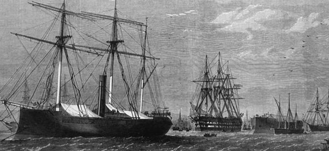 Built in Scotland in 1864, CSS Shenandoah was the last Confederate commerce destroyer to operate on the high seas.