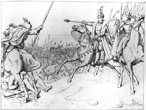 The Order of the Teutonic Knights, led by grandmaster Ulrich, battled eastern European allies at the Battle of Tannenberg in 1410.