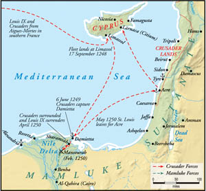 European Knights made a bold decision during the 7th Crusade, but they faced formidable terrain and tough opponents at the Battle of Al Mansourah.