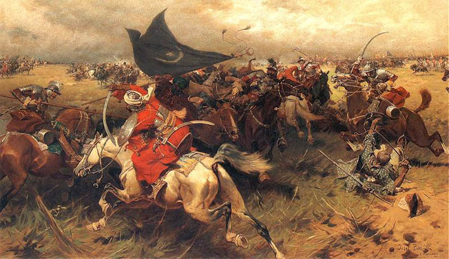 During the Battle of Vienna, Count Ernst Rüdiger von Starhemberg was outnumbered 5 to 1 against a sea of Turkish soldiers, led by the swarthy Kara Mustafa. 
