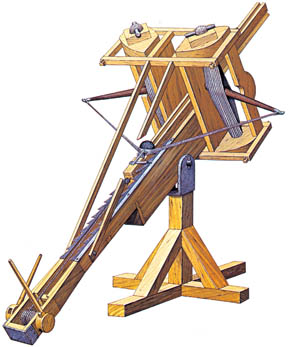 first greek catapult