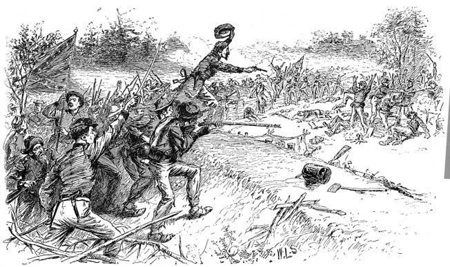 The Irish Rifles (37th New York Volunteers) fought with courage and discipline at the Battle of Chancellorsville.