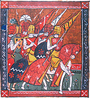 Crusaders battle the Seljuq Turks in the siege of Antioch, the final obstacle on their path to Jerusalem.