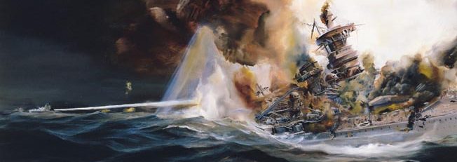 Scharnhorst, the great German raider, met her end in a storm of British shells and torpedoes in the Barents Sea.