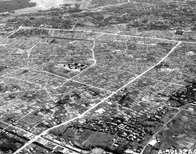 Looking more like Hiroshima after the atomic bombing, Tokyo, the world’s third largest city, was reduced to rubble by war’s end.