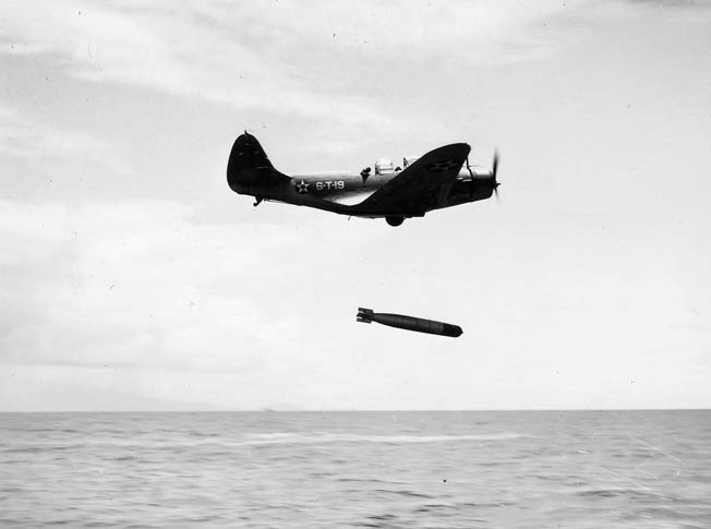 Gay dropped his torpedo at a range of about 800 yards.